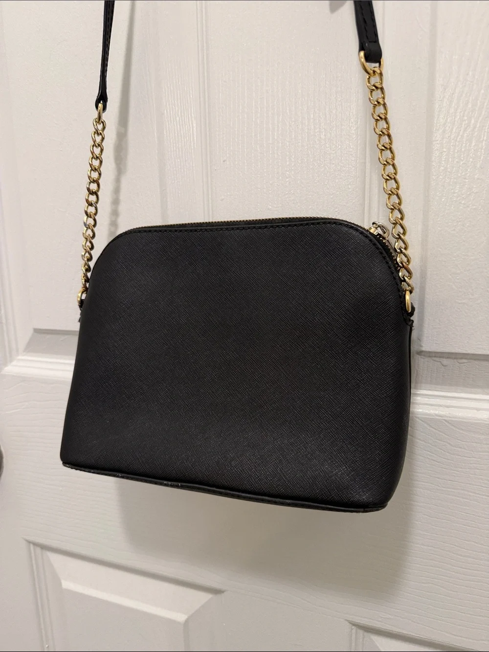 Michael Kors Cindy crossbody handbag black leather